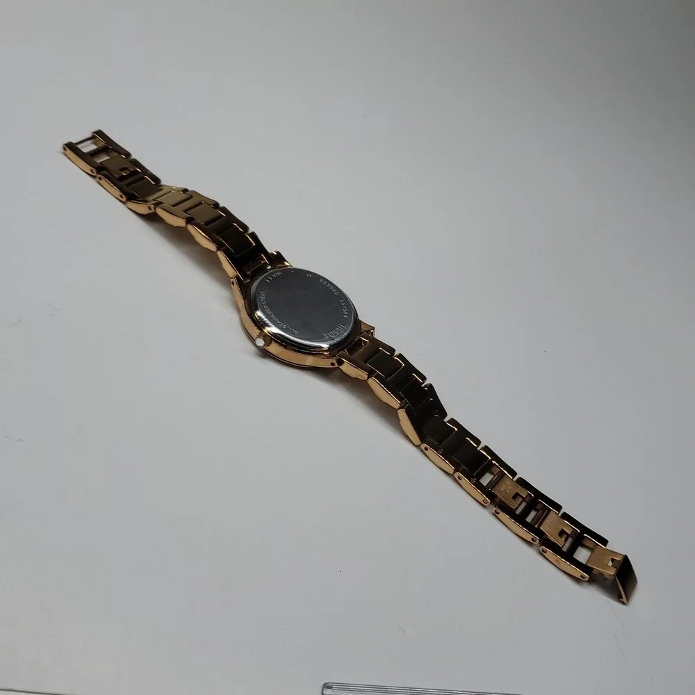 Fossil Watch ES3020 Jesse Rose Gold Stainless Steel Crystal Bezel Watch Parts